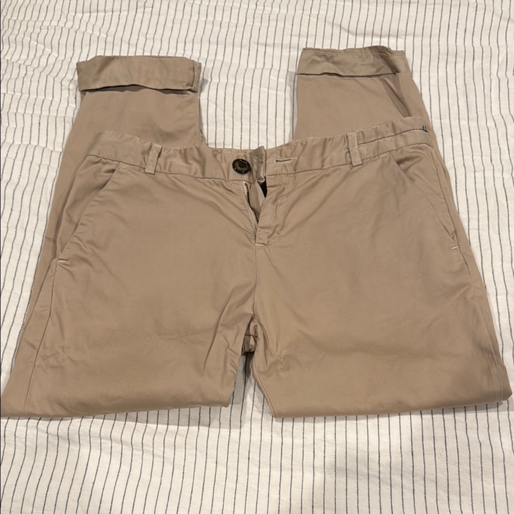 Current/Elliott The Captain Trouser - Khaki